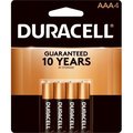 Duracell DURA4PK AAA Alk Battery MN2400B4Z